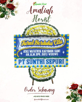 Papan Bunga Duka di Morotai Utara