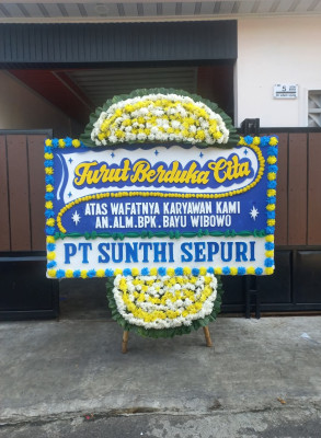 Papan Bunga Duka di Morotai Utara